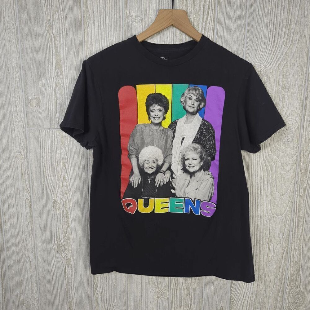 Golden Girls Queens Graphic T-shirt 2021 Black Size Medium
